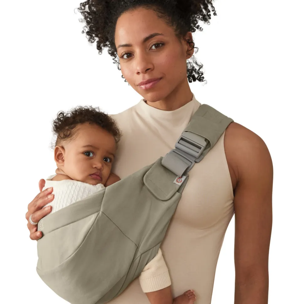 Porte bébé sling upsie soft olive