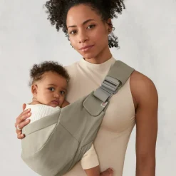 Porte bébé sling upsie soft olive