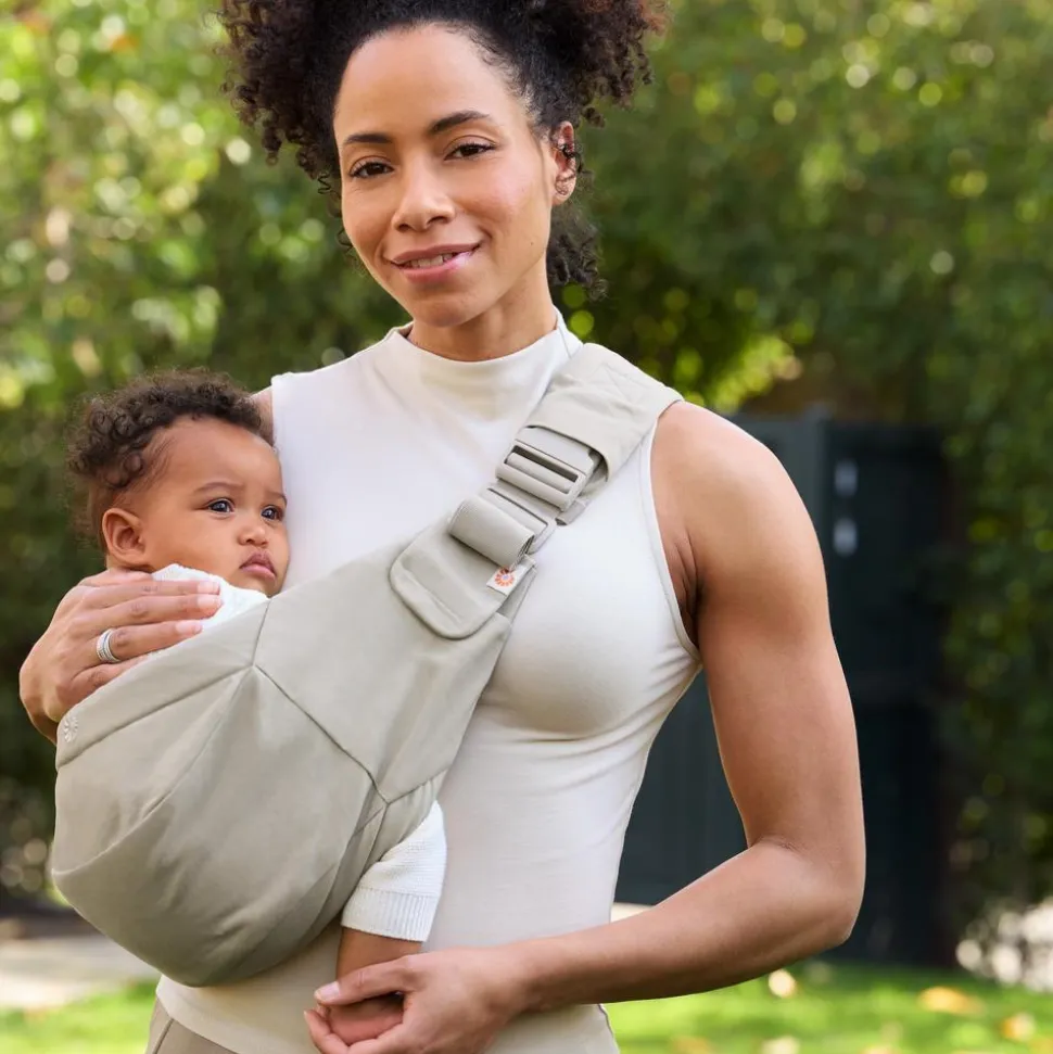 Porte bébé sling upsie soft olive
