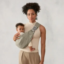 Porte bébé sling upsie soft olive