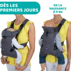 Porte-bébé ventral easyfit black night