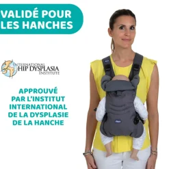 Porte-bébé ventral easyfit black night