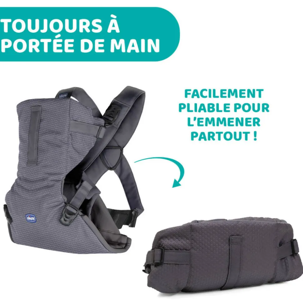 Porte-bébé ventral easyfit moon grey