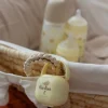 Porte sucette bébé birdies beige