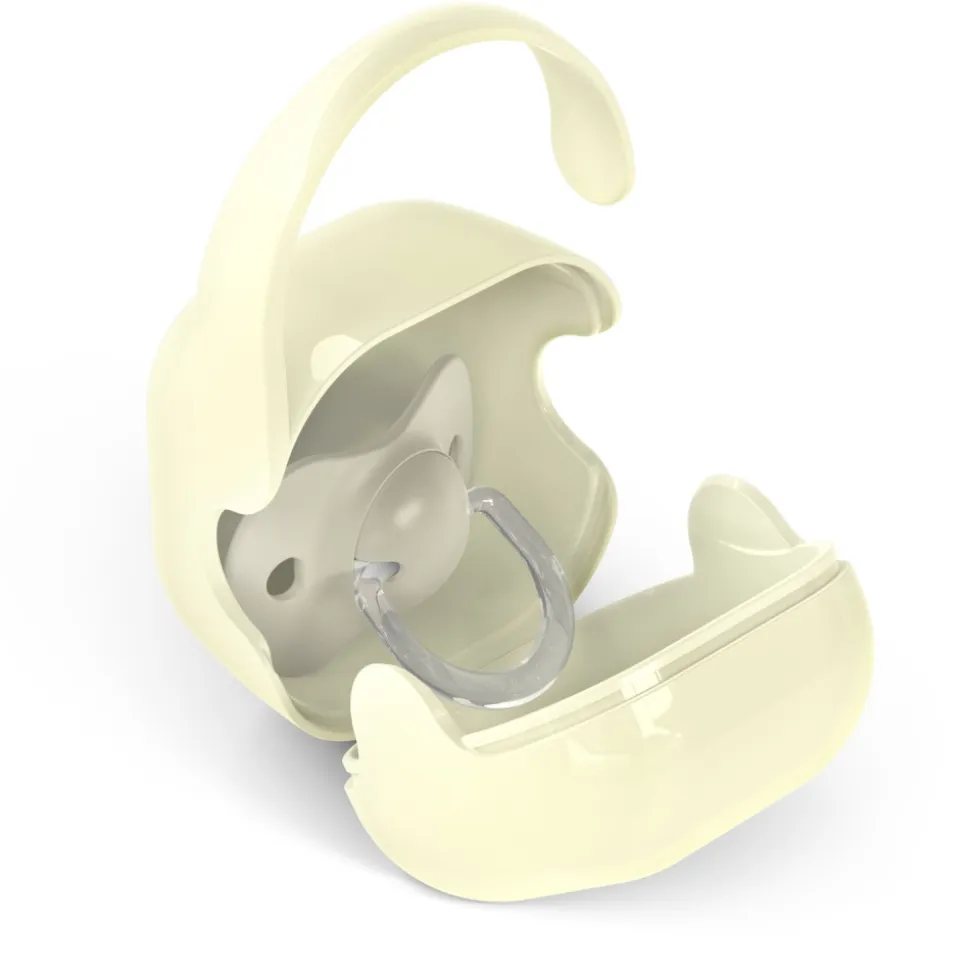 Porte sucette bébé birdies beige