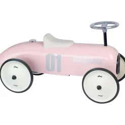 Porteur bébé voiture vintage rose tendre