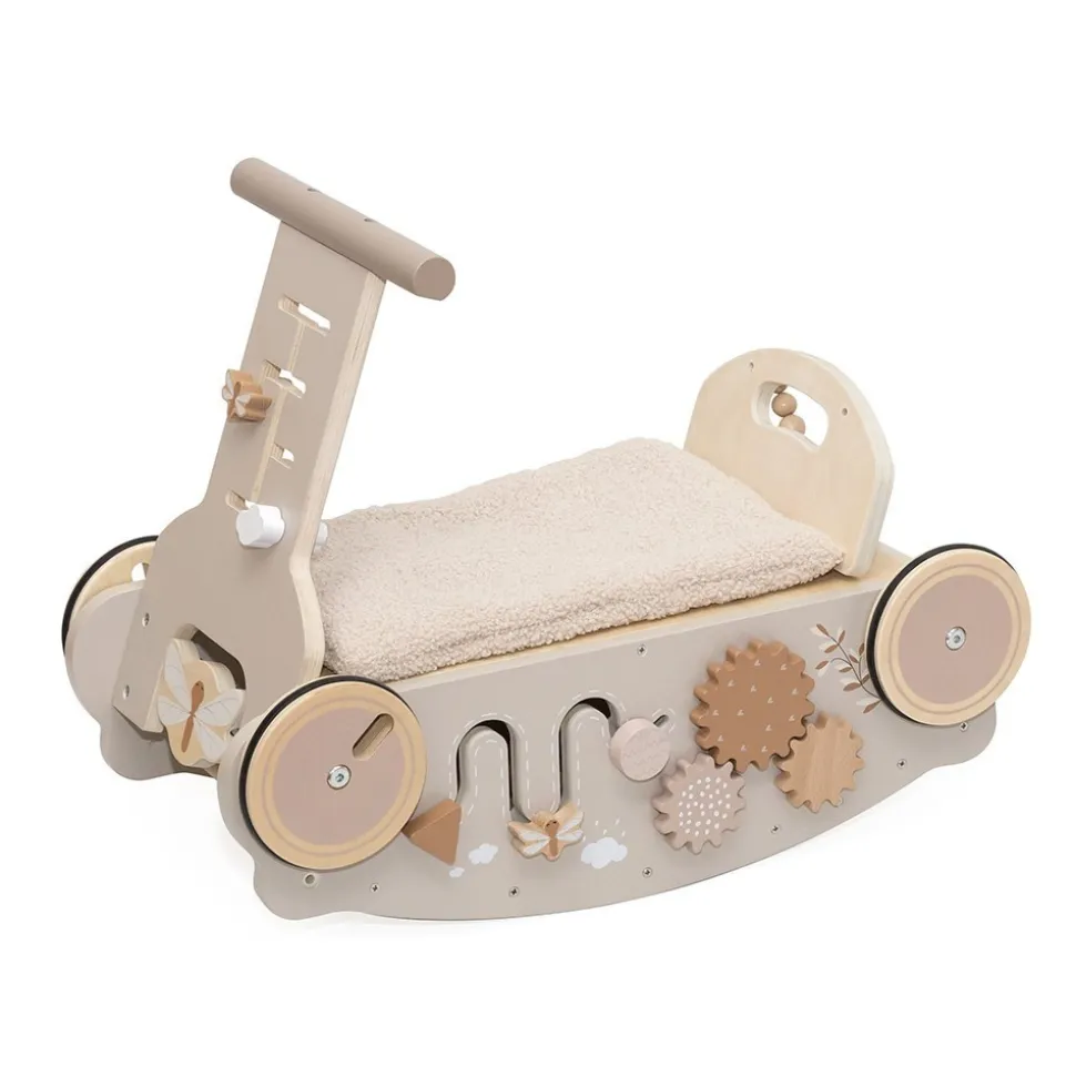 Porteur en bois 3 en 1 - nougat