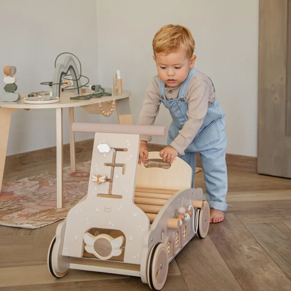 Porteur en bois 3 en 1 - nougat
