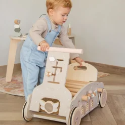 Porteur en bois 3 en 1 - nougat