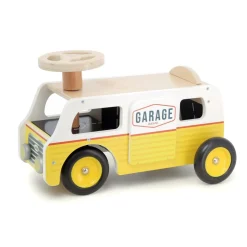 Porteur en bois 2 en 1 van / garage
