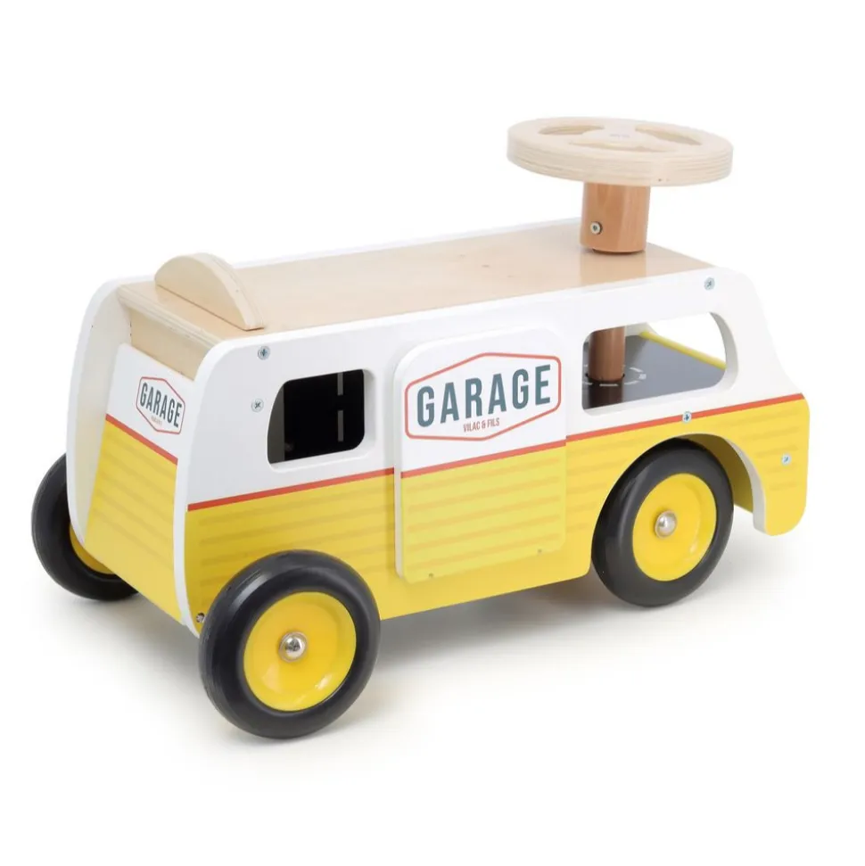 Porteur en bois 2 en 1 van / garage