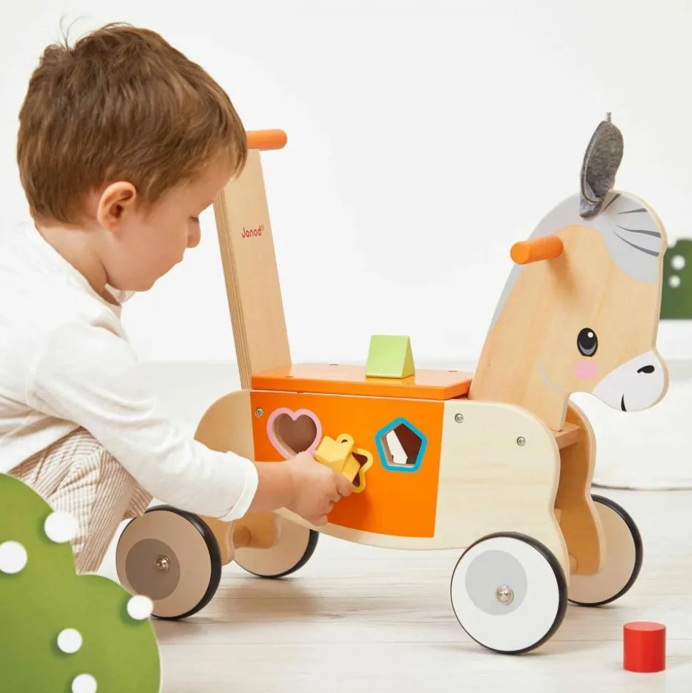 Porteur en bois âne