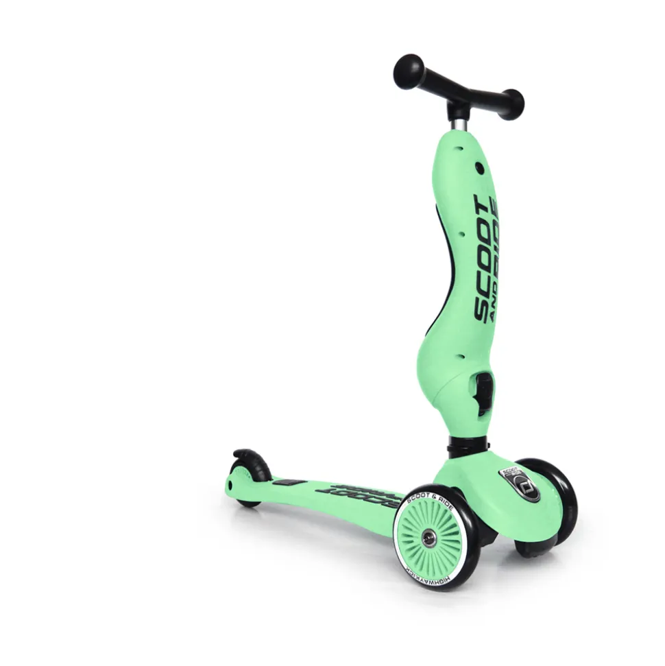 Porteur 2 en 1 évolutif en trottinette highwaykick 1 kiwi