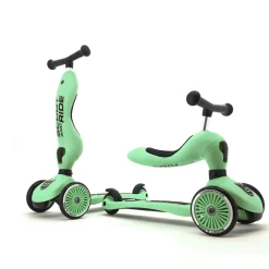 Porteur 2 en 1 évolutif en trottinette highwaykick 1 kiwi