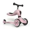 Porteur 2 en 1 évolutif en trottinette highwaykick 1 rose