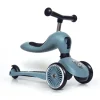 Porteur 2 en 1 évolutif en trottinette highwaykick 1 bleu acier