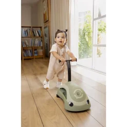 Porteur - trotteur 2 en 1 ecologic pistache