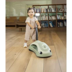 Porteur - trotteur 2 en 1 ecologic pistache