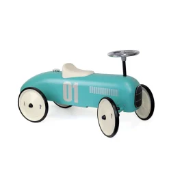 Porteur voiture vintage aqua