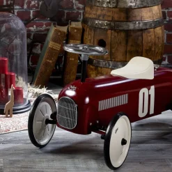 Porteur voiture vintage bordeaux