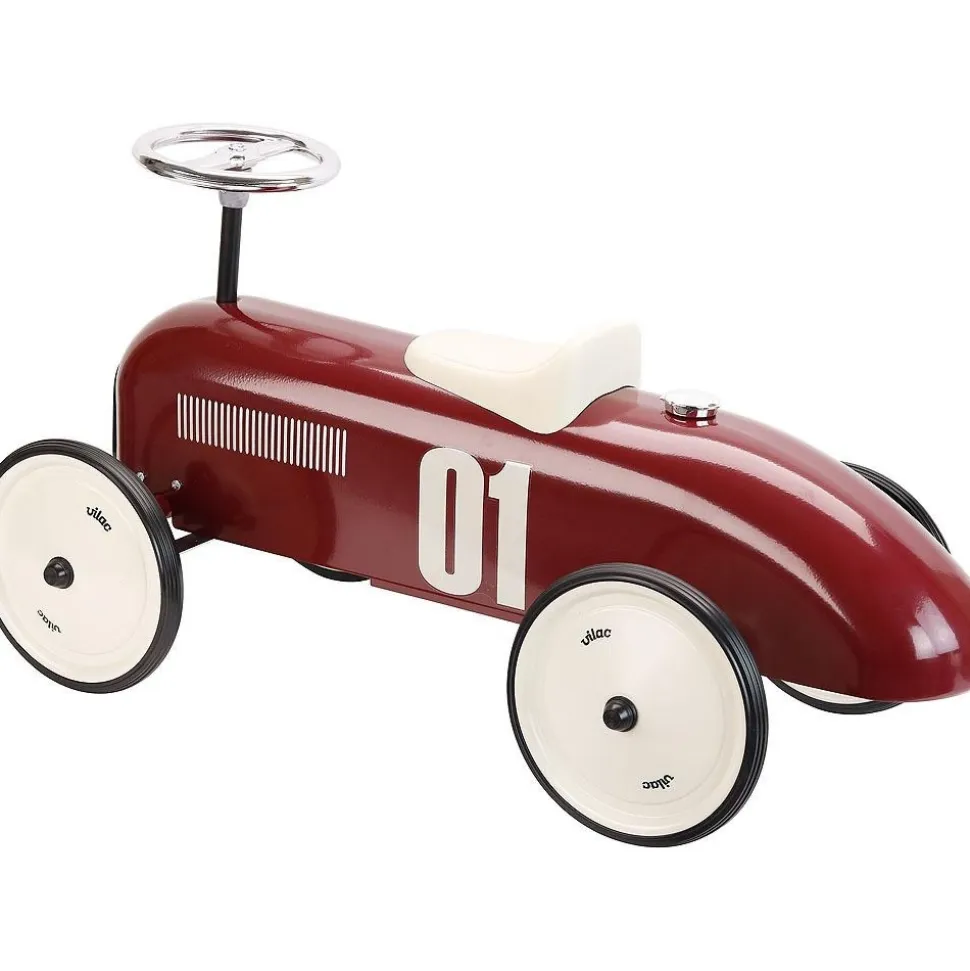 Porteur voiture vintage bordeaux