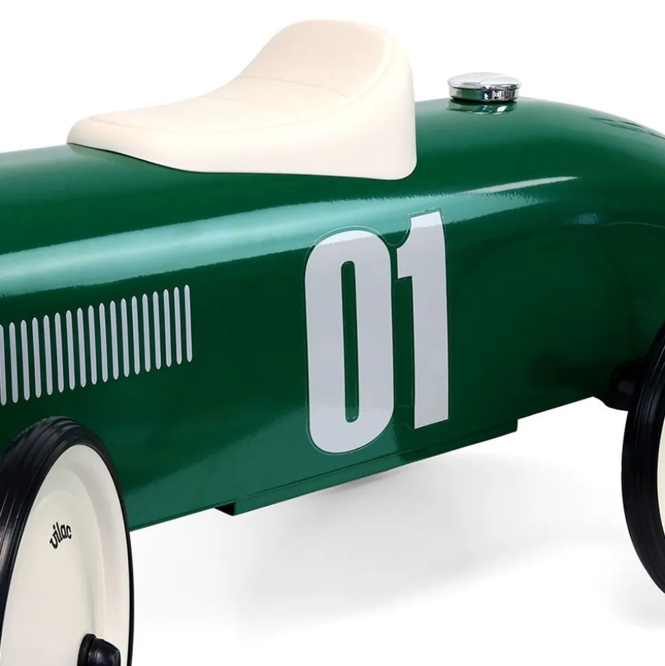 Porteur voiture vintage vert so british