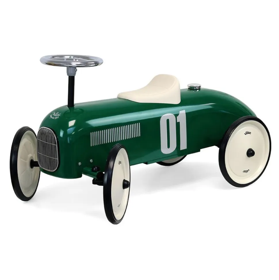 Porteur voiture vintage vert so british