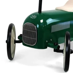 Porteur voiture vintage vert so british