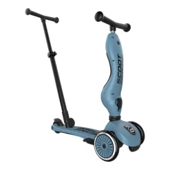 Porteur évolutif en trottinette highwaykick 1 push&go bleu acier