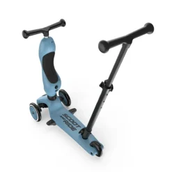 Porteur évolutif en trottinette highwaykick 1 push&go bleu acier