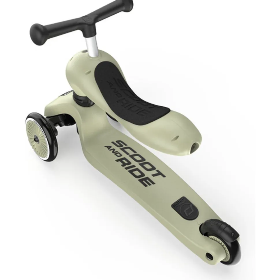 Porteur évolutif en trottinette highwaykick 1 olive