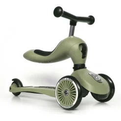 Porteur évolutif en trottinette highwaykick 1 olive