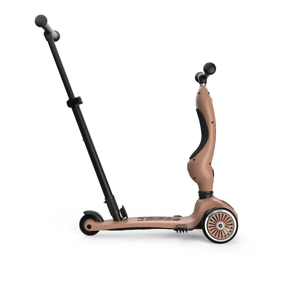 Porteur évolutif en trottinette highwaykick 1 mocha