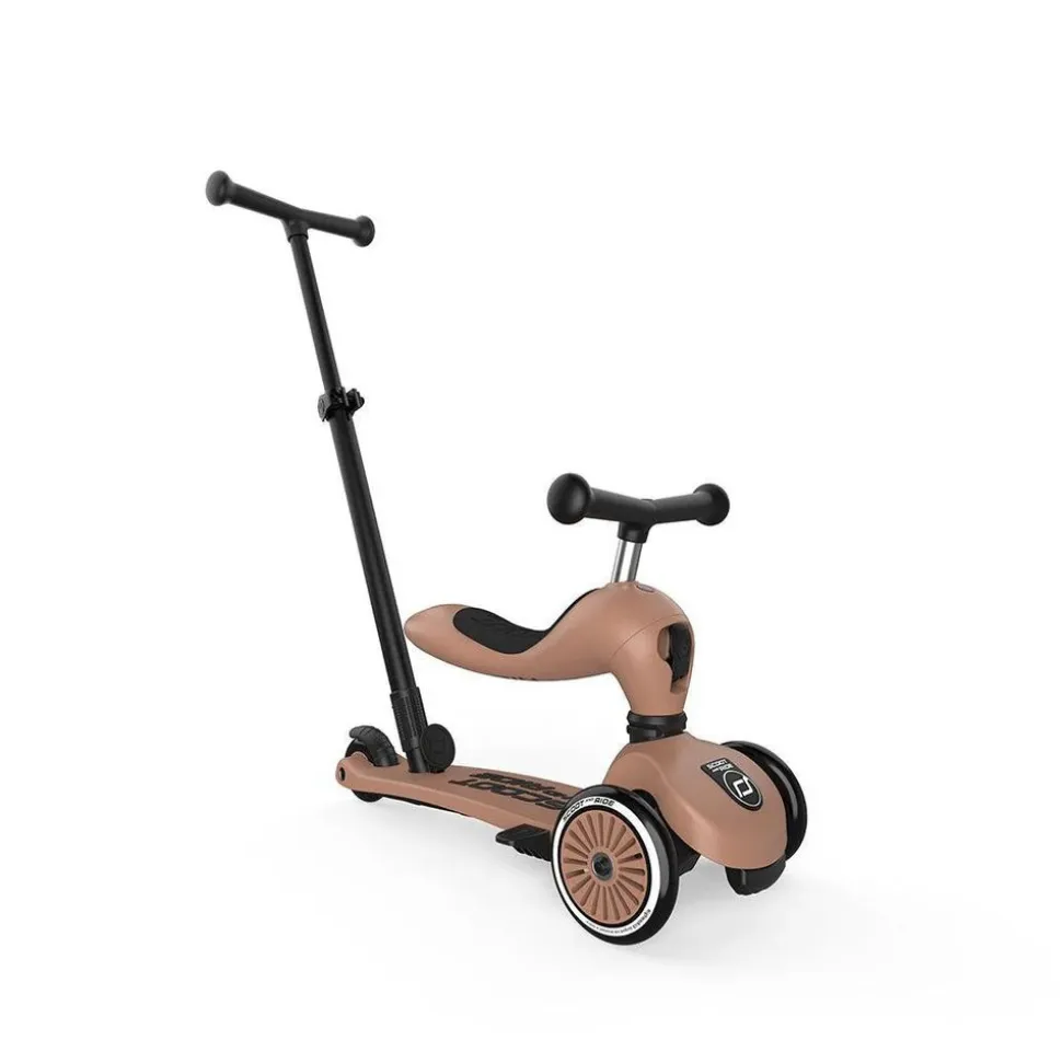 Porteur évolutif en trottinette highwaykick 1 mocha