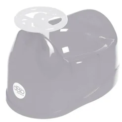 Pot avec volant voiture gris