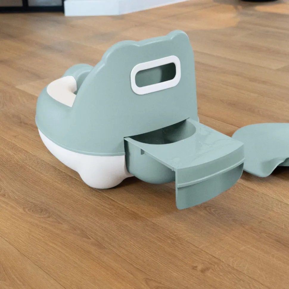 Pot bébé ourson vert sauge
