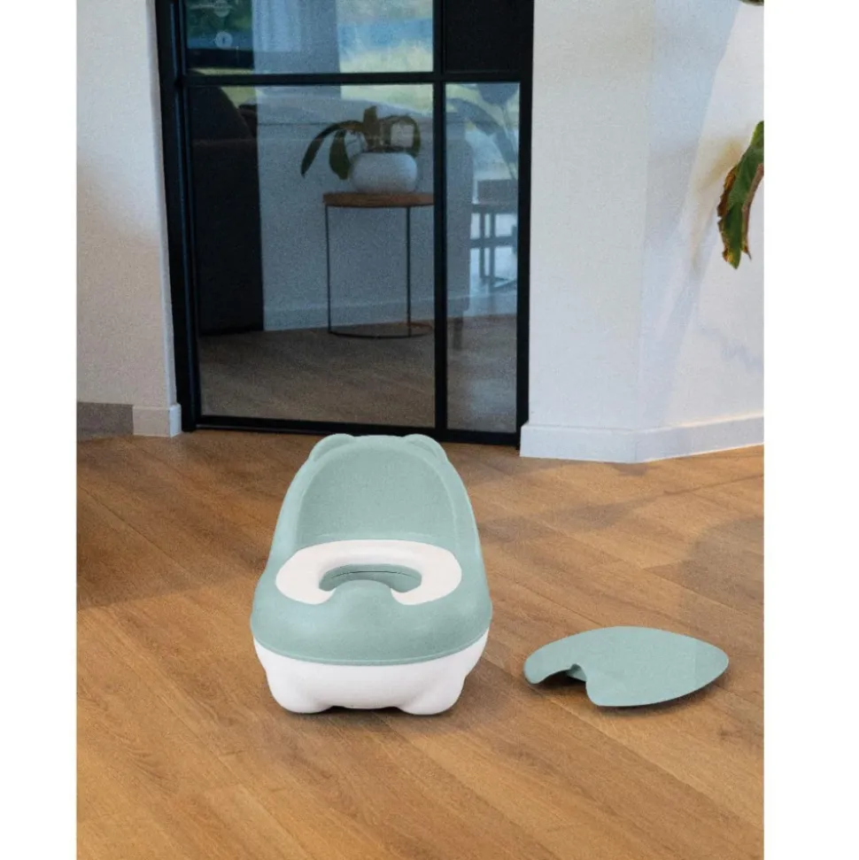 Pot bébé ourson vert sauge