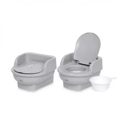 Pot bébé trône gris