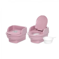 Pot bébé trône rose