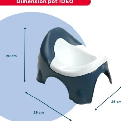 Pot d'apprentissage ideo bleu nuit