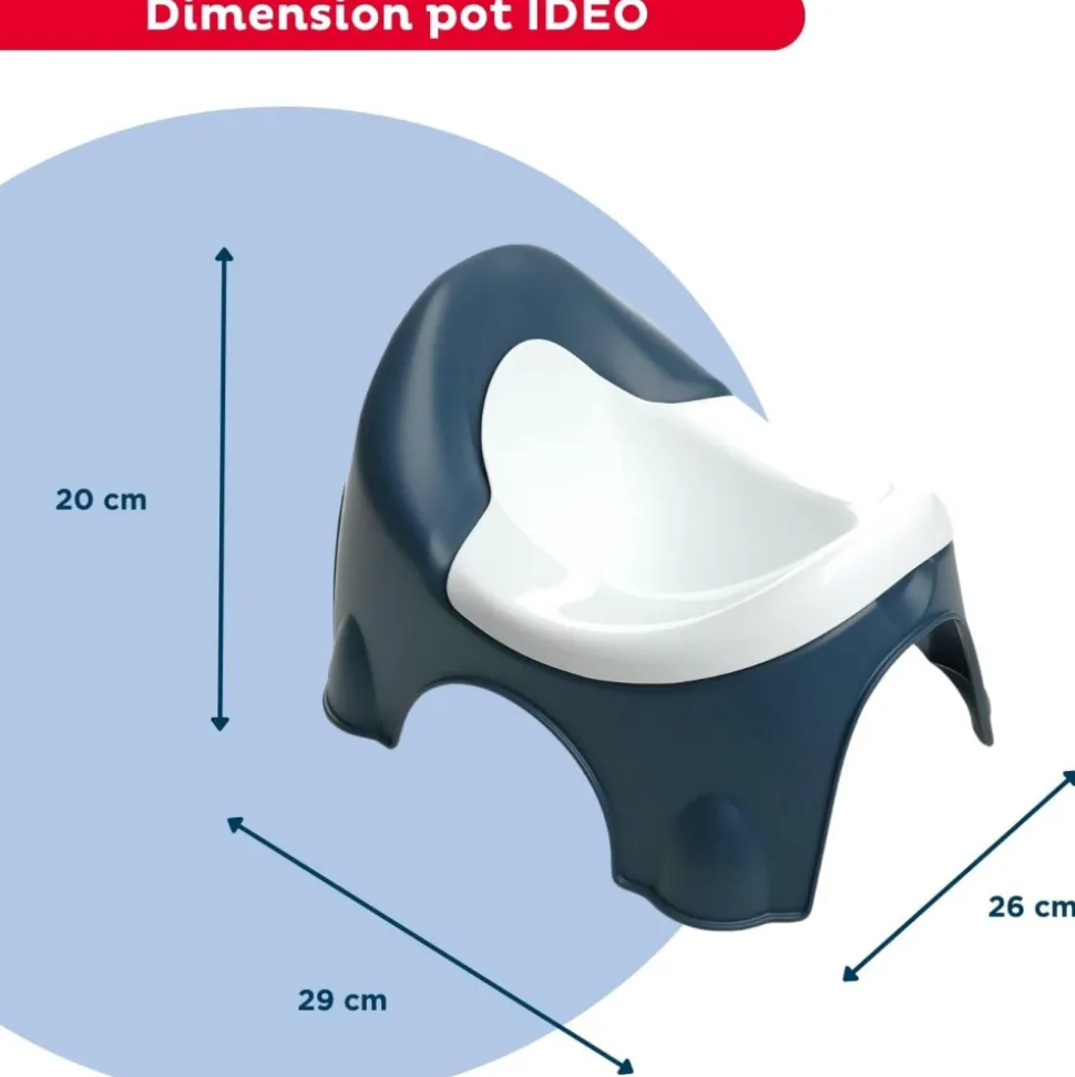 Pot d'apprentissage ideo bleu nuit