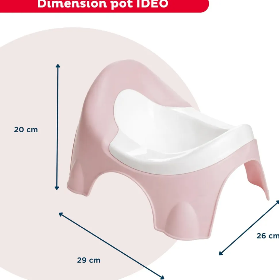 Pot d'apprentissage ideo rose câlin