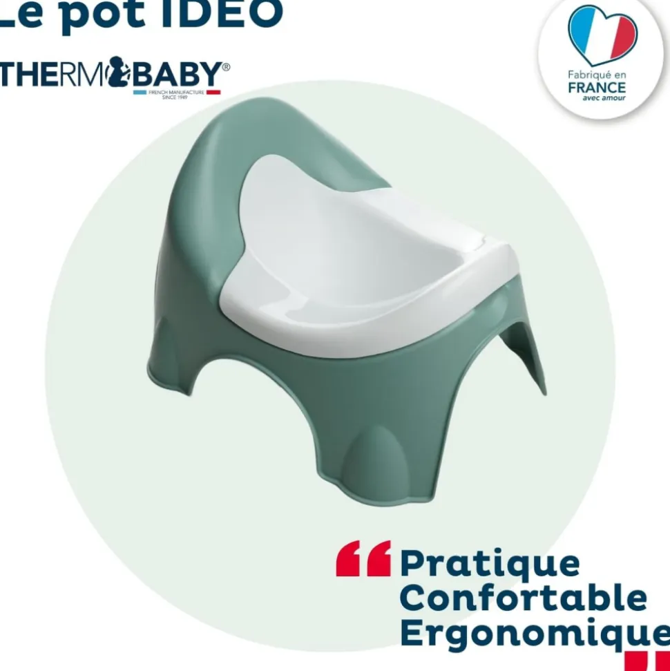Pot d'apprentissage ideo vert sauge