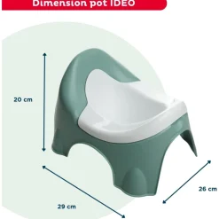 Pot d'apprentissage ideo vert sauge