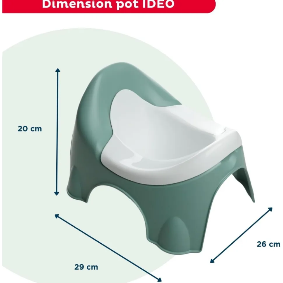 Pot d'apprentissage ideo vert sauge