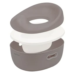 Pot d'apprentissage potty 3 en 1 taupe