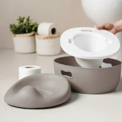 Pot d'apprentissage potty 3 en 1 taupe