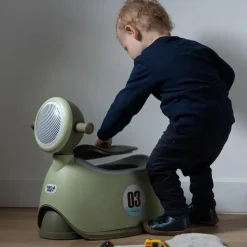 Pot enfant scooter vert olive