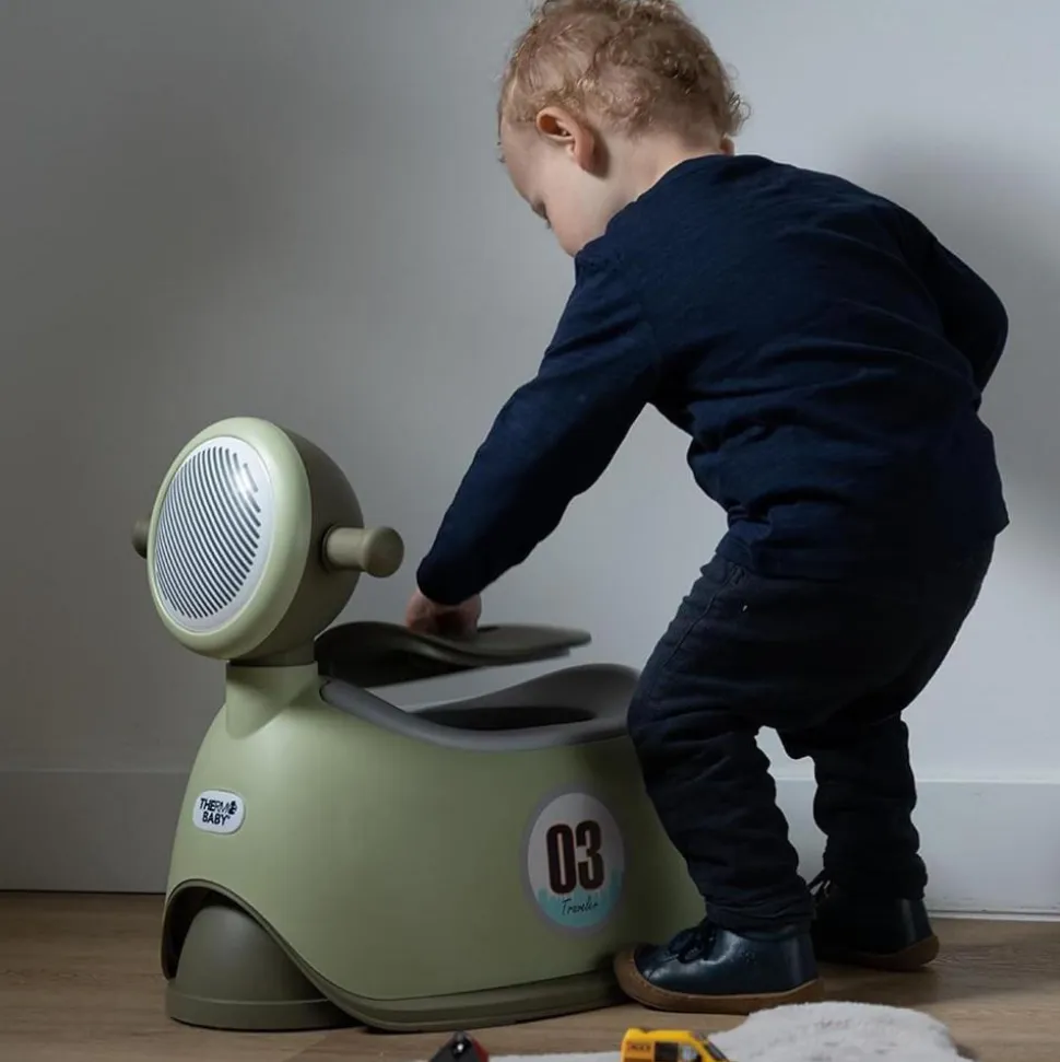 Pot enfant scooter vert olive