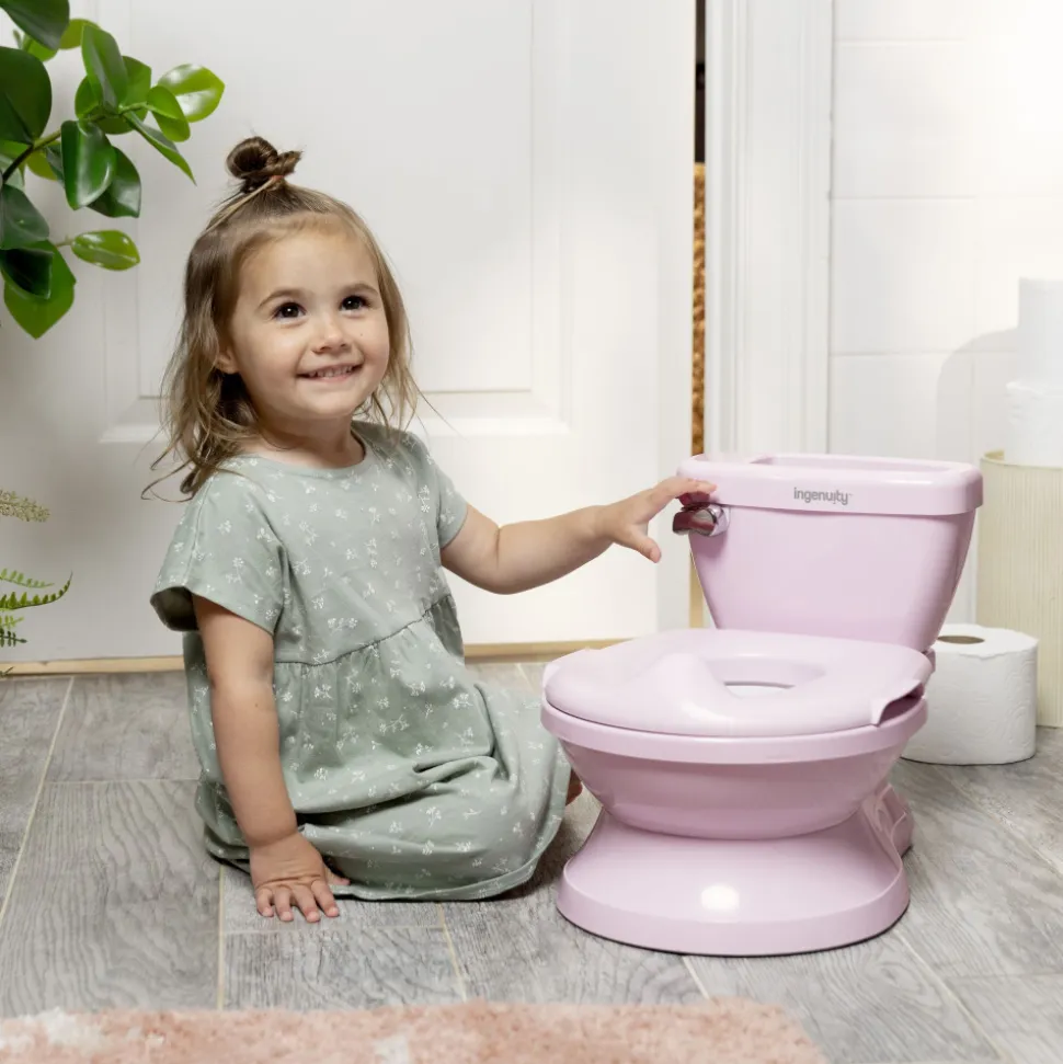 Pot 2-en-1 pour bébé avec réducteur, rose